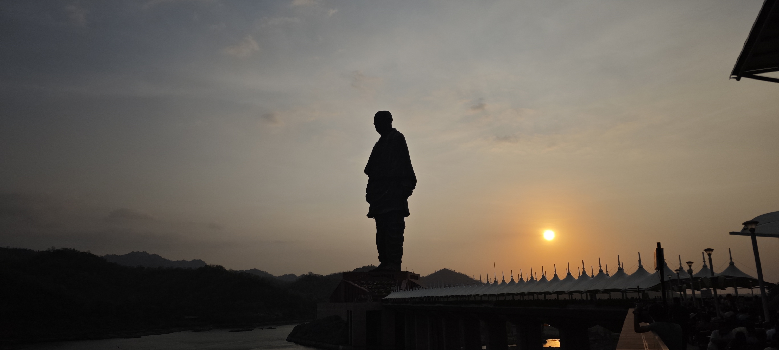 Silhouette at sunset